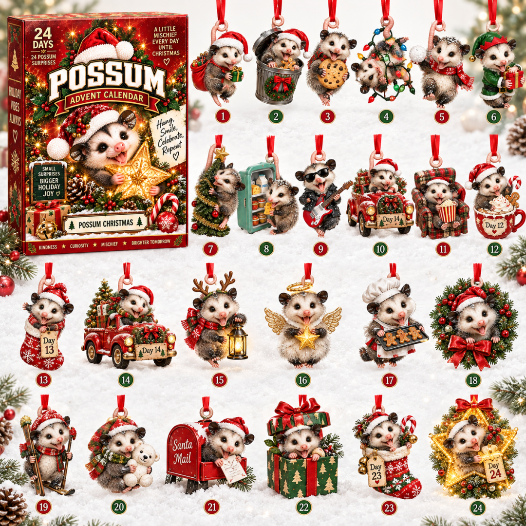 24 Day Opossum Advent Calendar