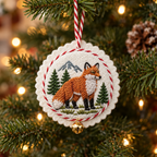 Set of 12 U.S. National Park Christmas Ornament Embroidery Kits