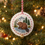 Set of 12 U.S. National Park Christmas Ornament Embroidery Kits