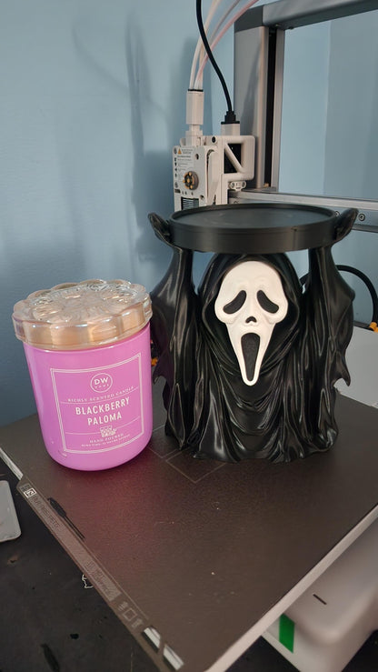 3D Printed Ghostface Candle Holder