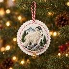 Set of 12 U.S. National Park Christmas Ornament Embroidery Kits