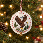 Set of 12 U.S. National Park Christmas Ornament Embroidery Kits