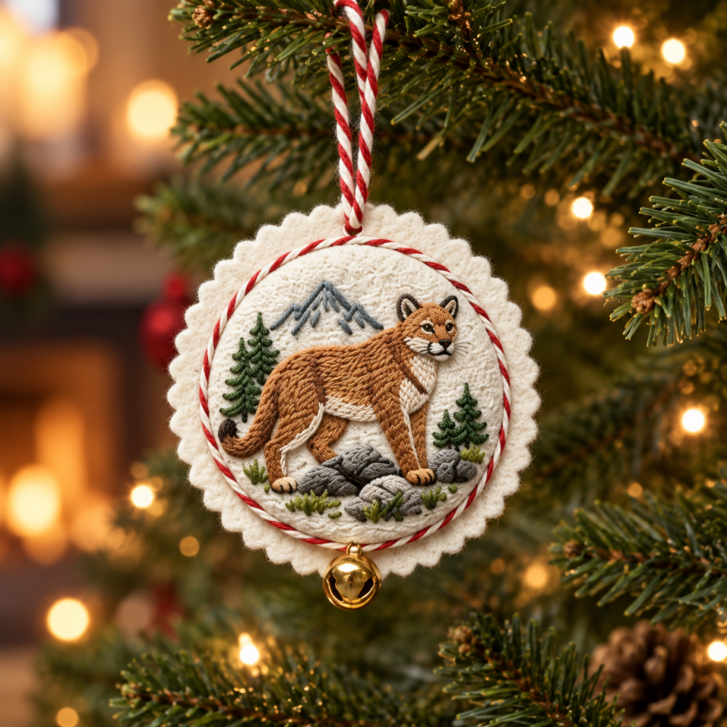 Set of 12 U.S. National Park Christmas Ornament Embroidery Kits