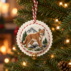 Set of 12 U.S. National Park Christmas Ornament Embroidery Kits