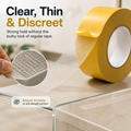 High Tack Double-Sided Adhesive Mesh Tape image 1