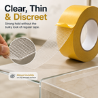 High Tack Double-Sided Adhesive Mesh Tape image 1