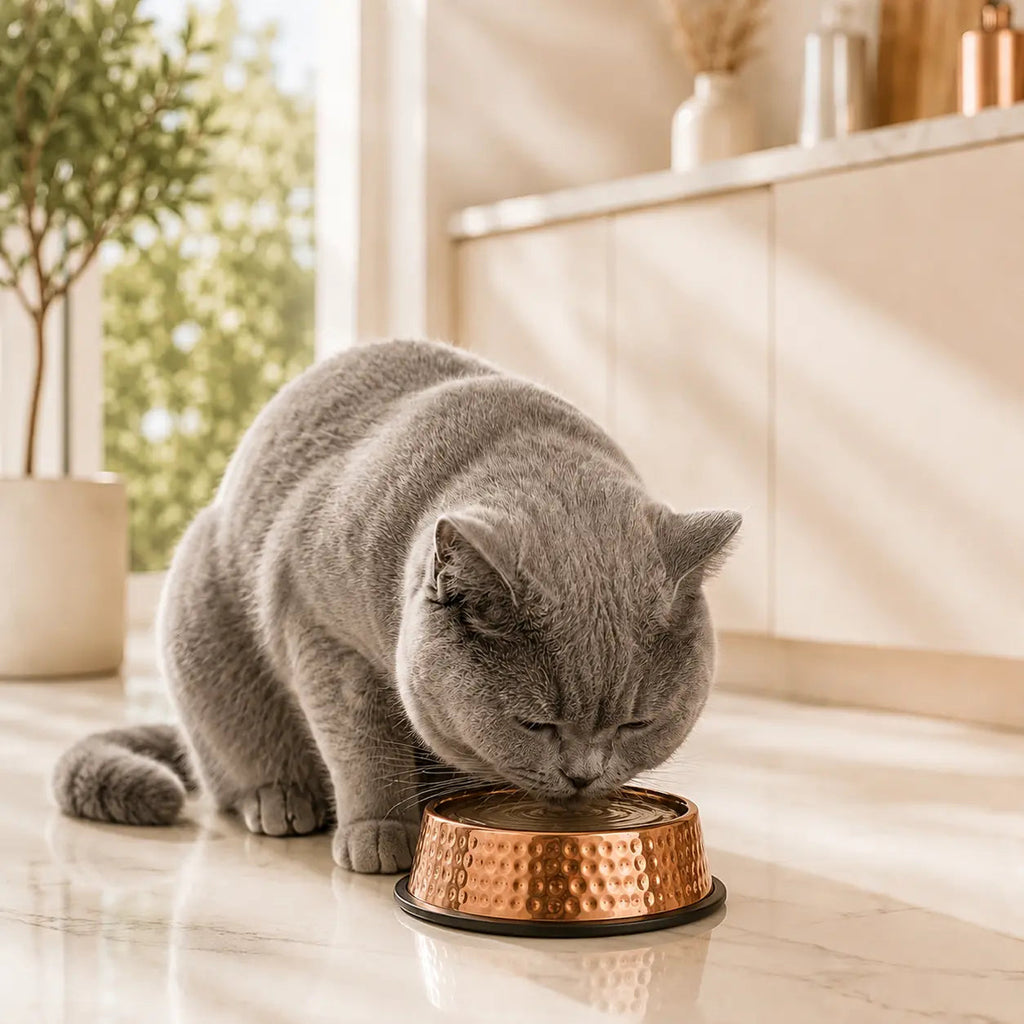 99.9% Pure Copper Bowl for Dogs & Cats image 4