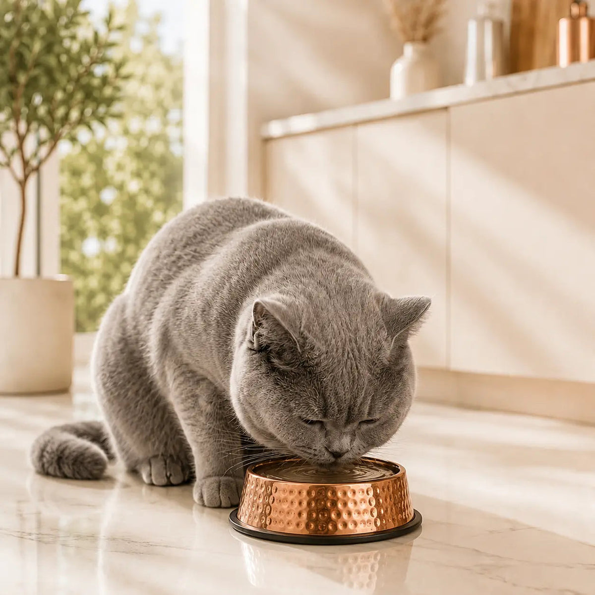 99.9% Pure Copper Bowl for Dogs & Cats image 4