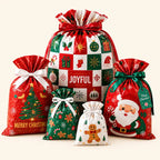 Christmas gift bag size assortment